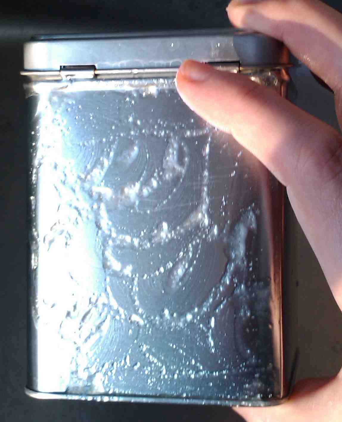 Nasty sticy residue from sticky label comes off easily when you know how.